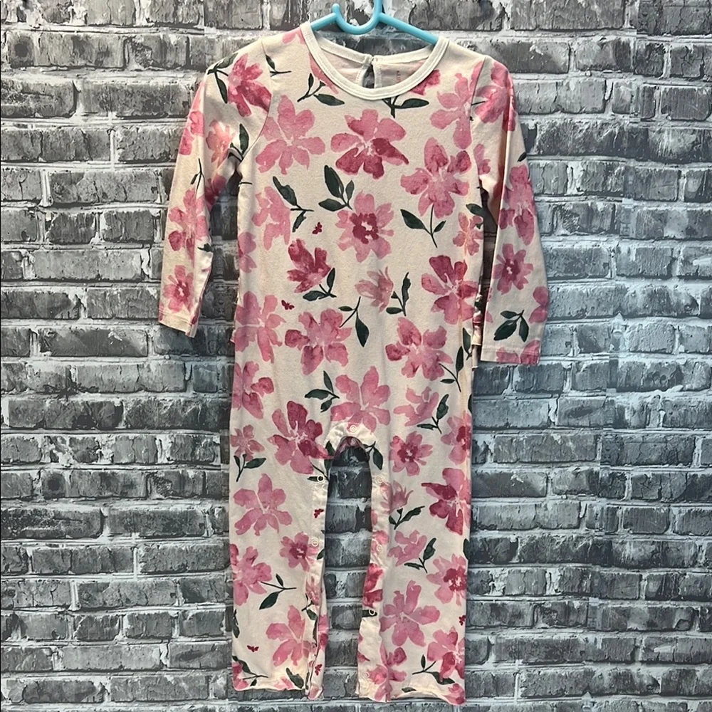Burt's Bees Pink‎ girl's romper